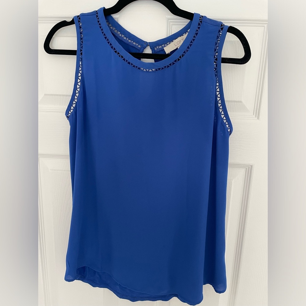 Loft Cutout Mixed Media Shell M